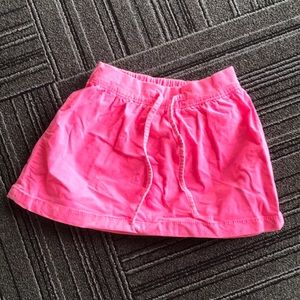 Carters 3T neon pink corduroy skirt